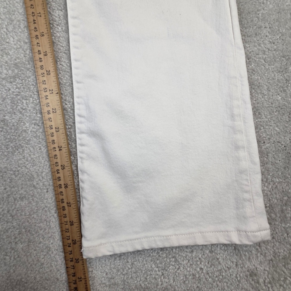 Good American Good Classic Boot Jeans Cloud White High Rise Size 14/32 GCLB046T - Picture 9 of 9